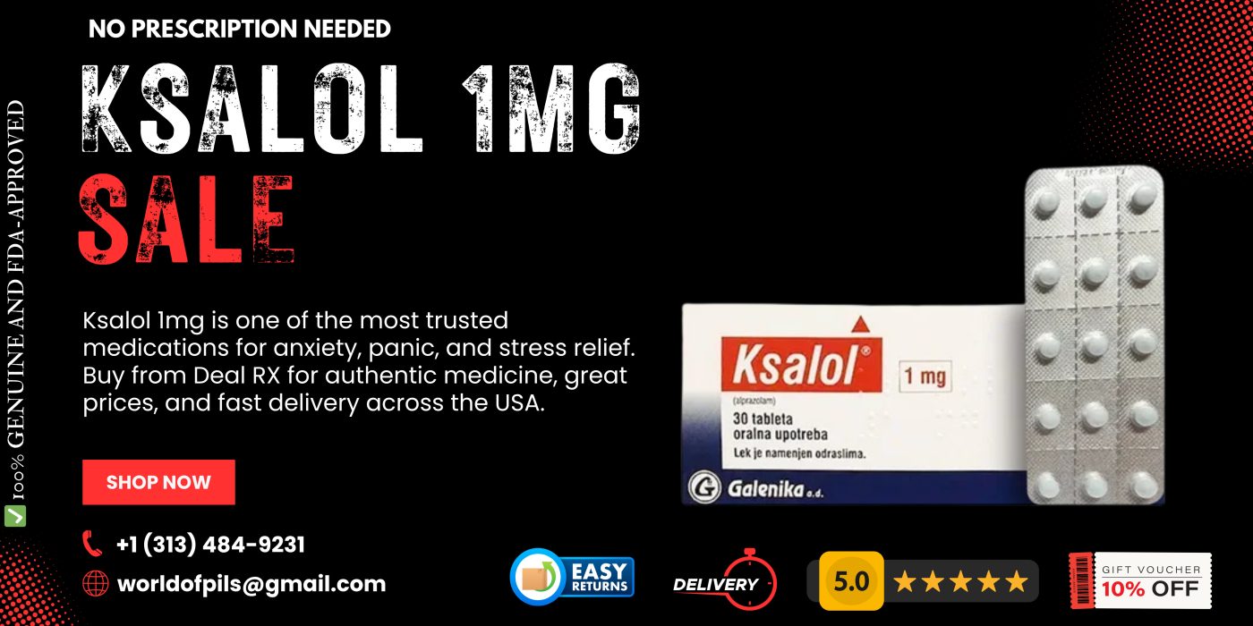 Buy Ksalol 1mg Online – Trusted Relief for Anxiety and Panic Disorders 1 Ksalol 1mg
